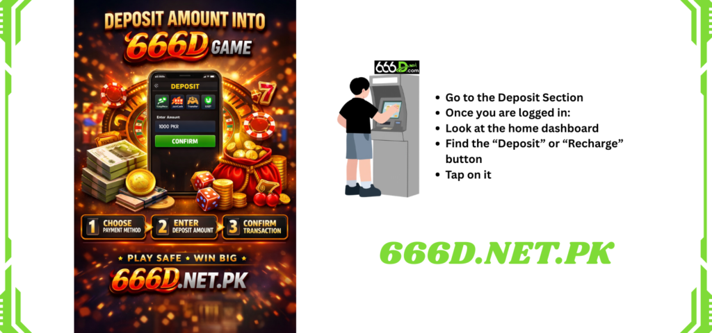 Deposit Amount into 666D Game